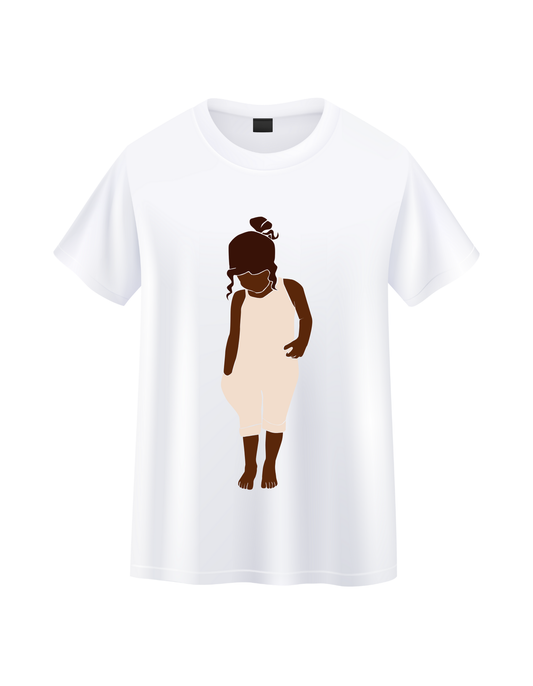 Girl in Romper T-Shirt