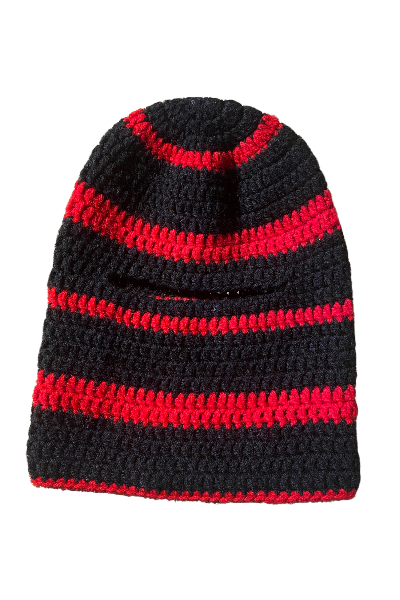 Black-Red Skullie Mask / Beanie Hat