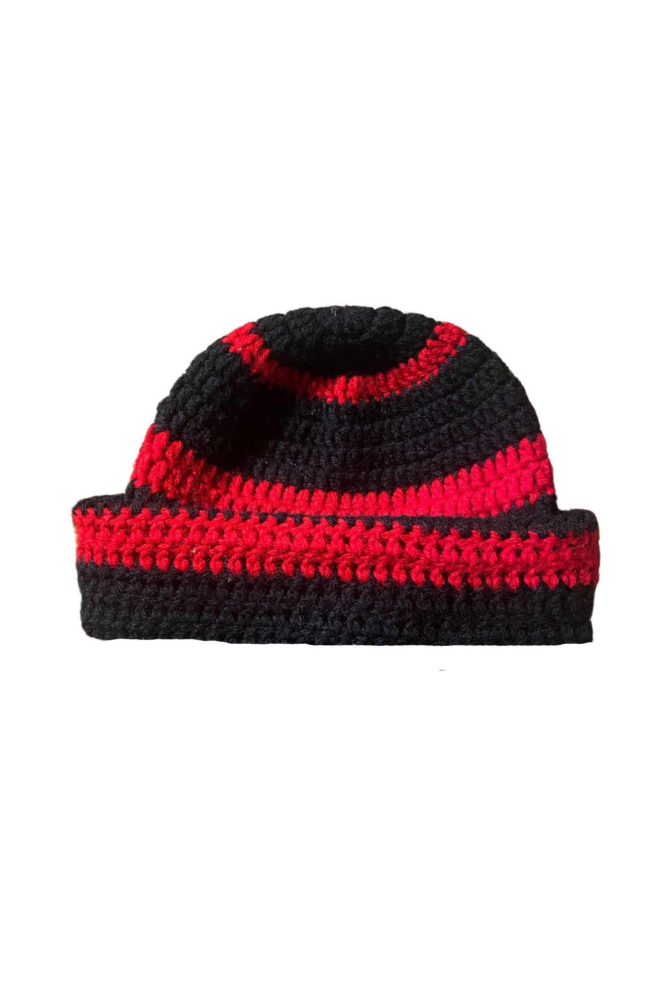 Black-Red Skullie Mask / Beanie Hat